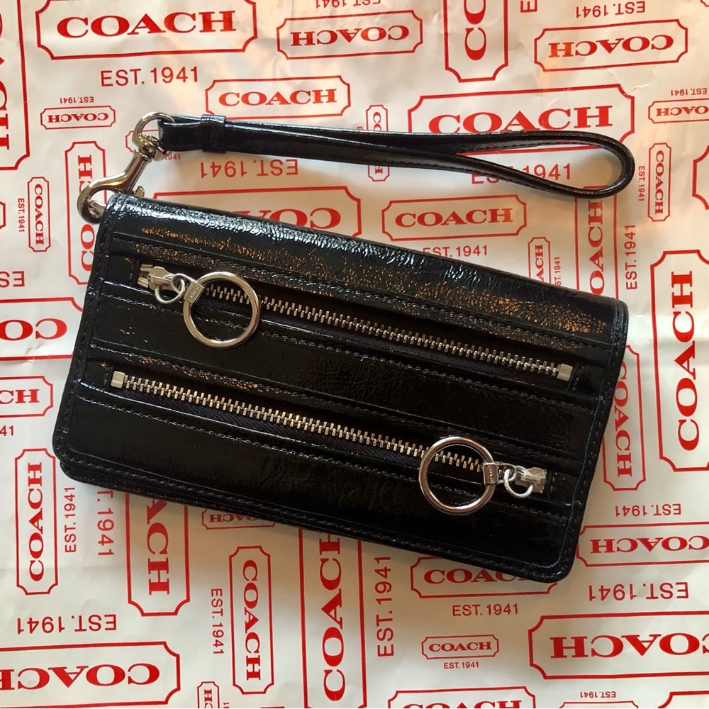 Coach Poppy Zippy Wallet/Wristlet